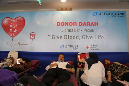 Caring for Others, J Trust Bank Organizes Blood Donor