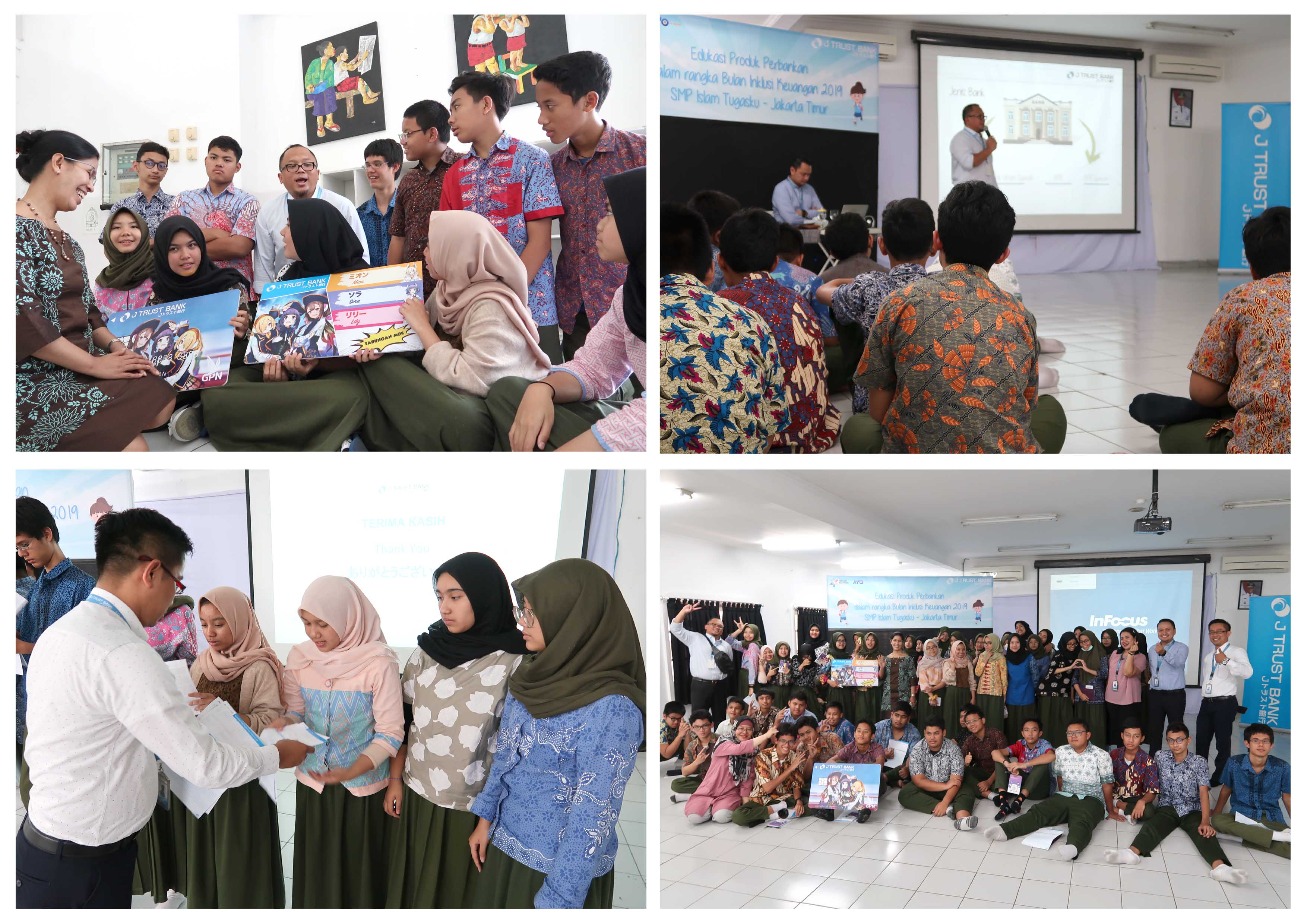 J Trust Bank's Financial Inclusion Activity at SMP Islam Tugasku