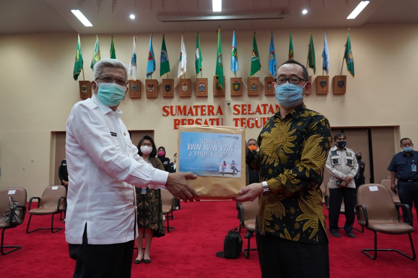 J Trust Bank's Win Win Win Program Donation to Provincial Government of South Sumatera