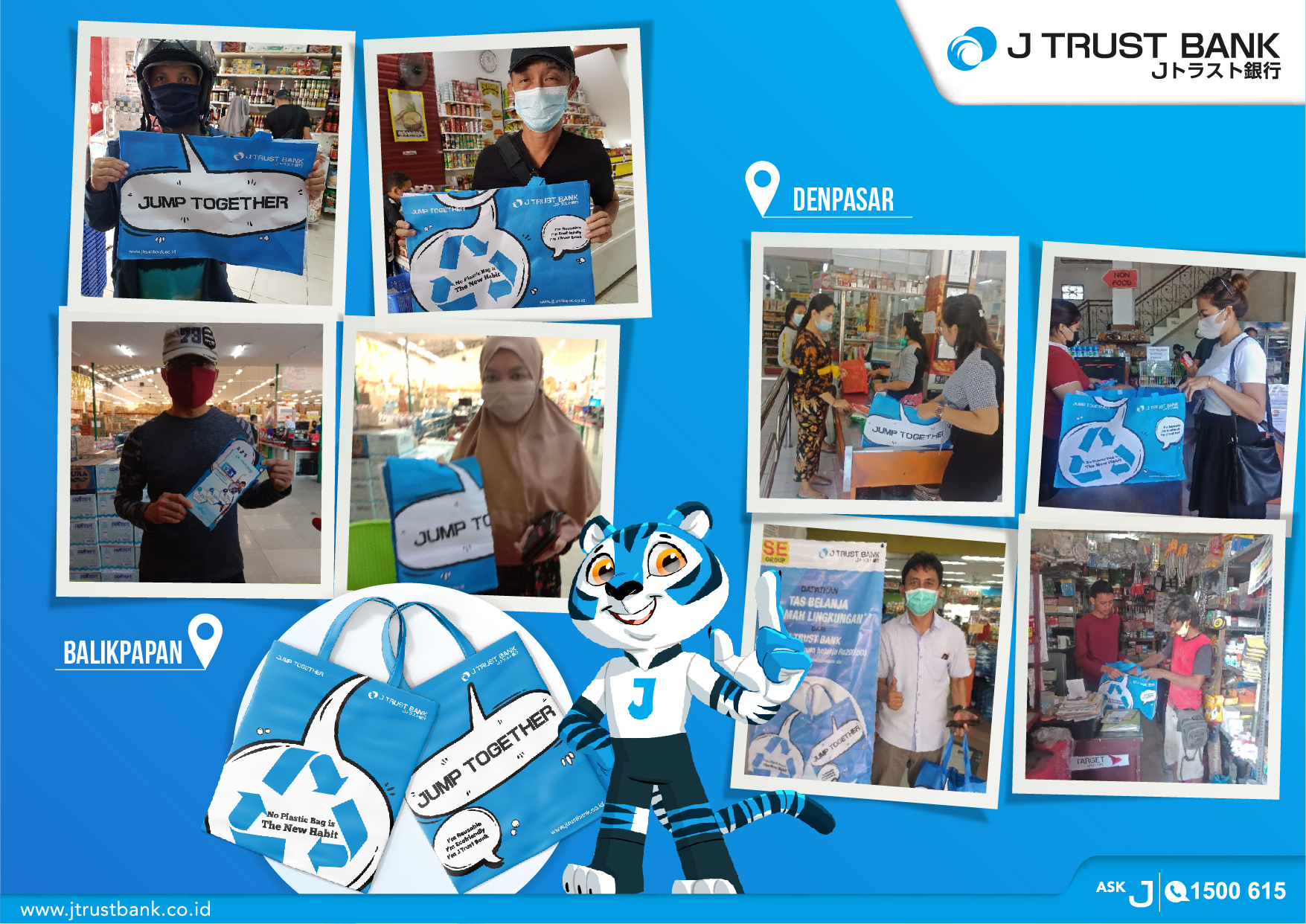 J Trust Bank's Eco Friendly Shopping Bag Promotion with Local Retailers