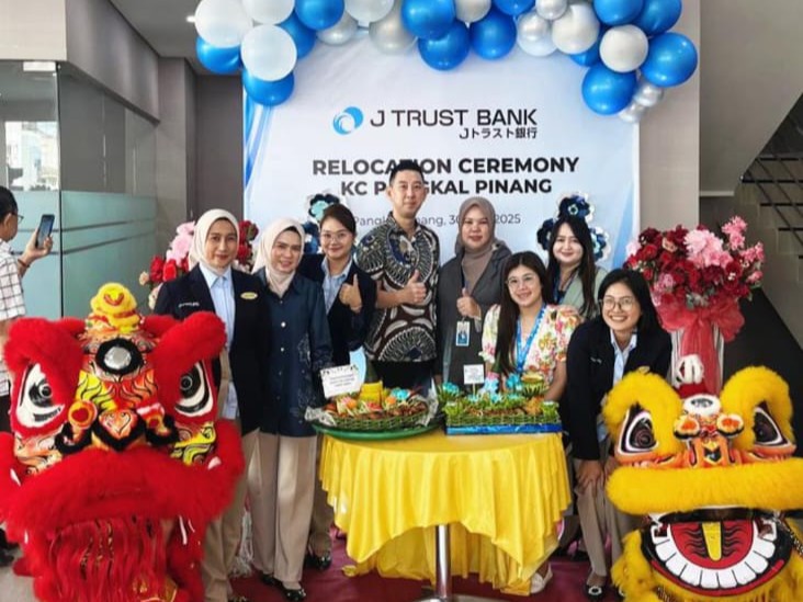 J Trust Bank Inaugurates (Relocates) Pangkal Pinang Branch Office