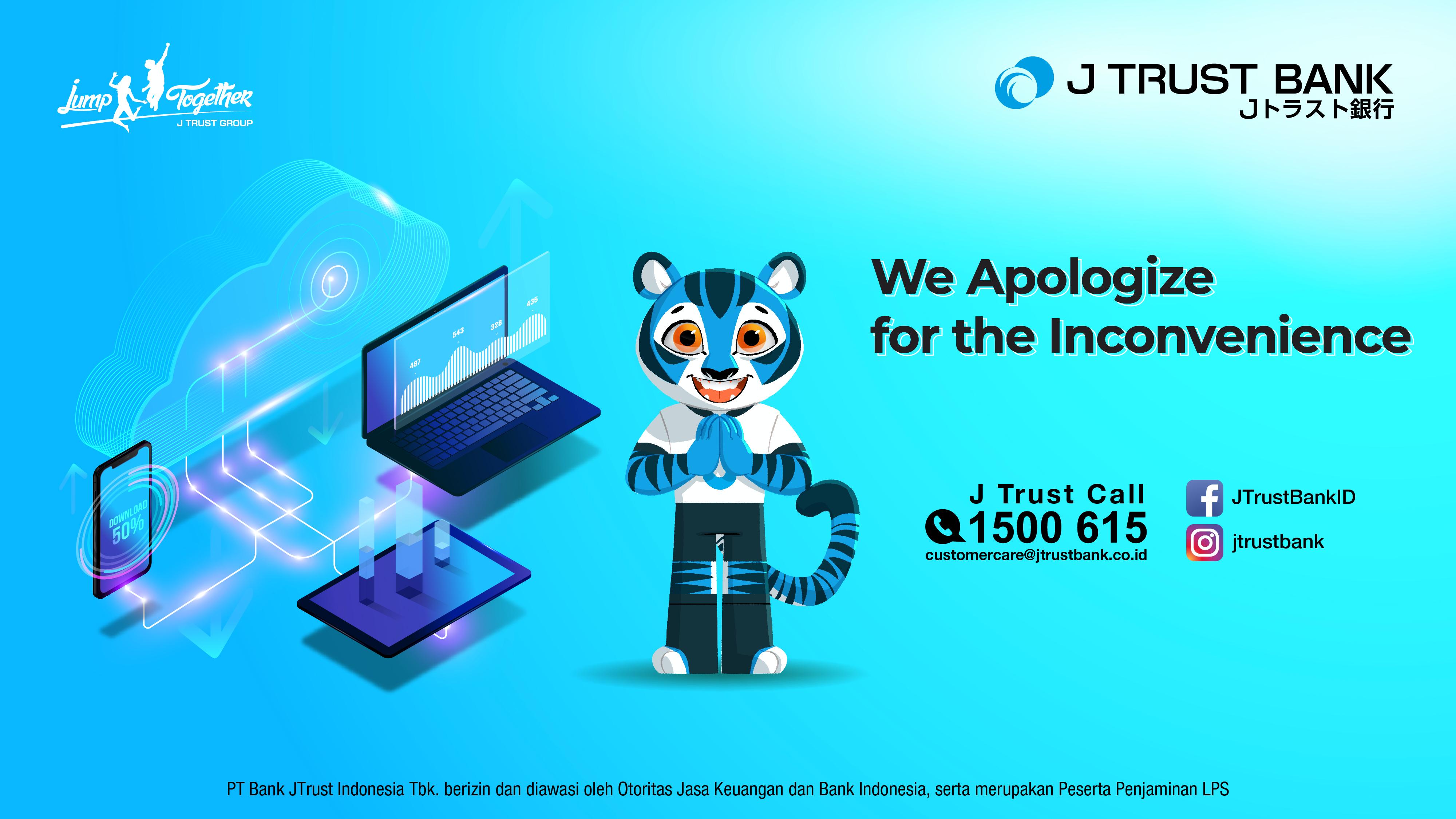 J Trust Bank ATM Maintenance Notice