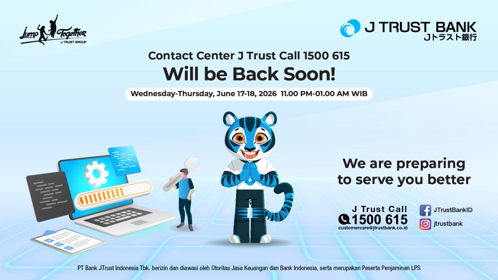 J Trust Call Service Maintenance Notification
