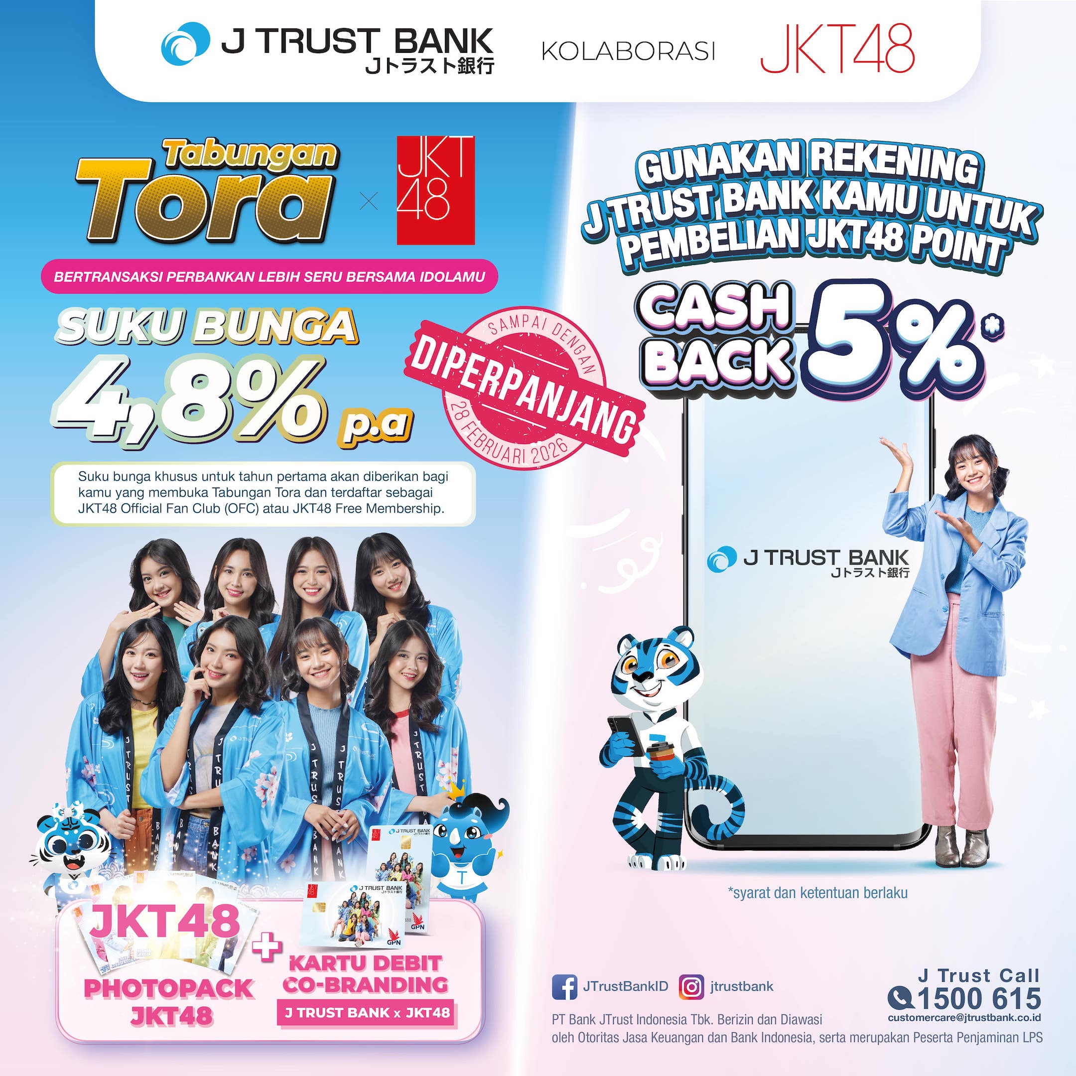  Program Tora x JKT48 Official Fans Club & Free Membership