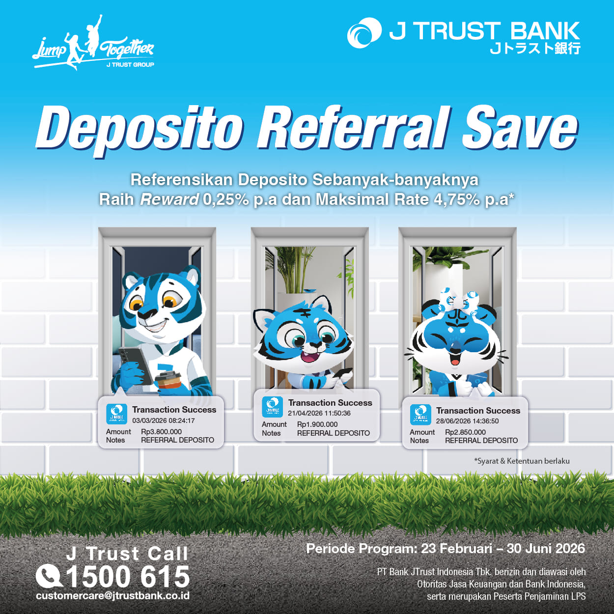 Deposito Referral Save