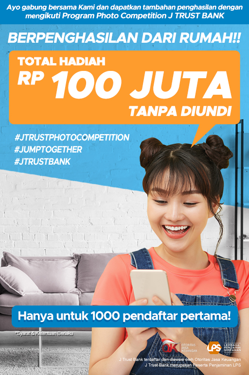 BERPENGHASILAN DARI RUMAH!! TOTAL HADIAH RP 100 JUTA TANPA DIUNDI