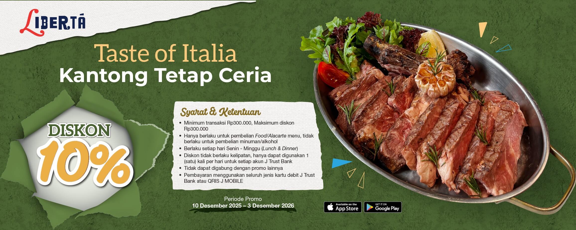 Promo Merchant Liberta Kitchen & Bar