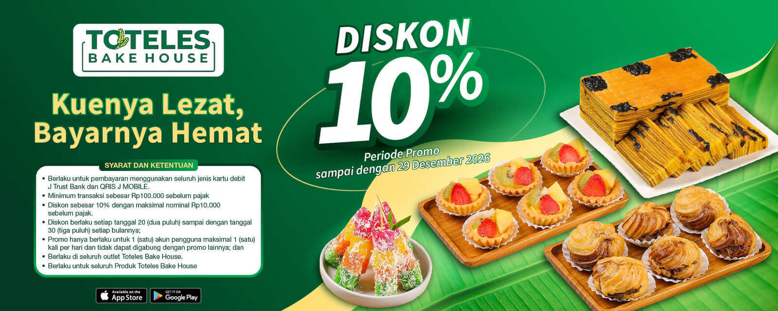 Toteles Bake House 2026 Promotion