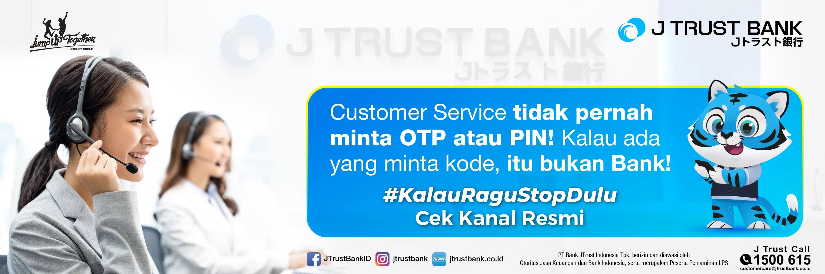 Security Awareness - Customer Service tidak pernah minta OTP