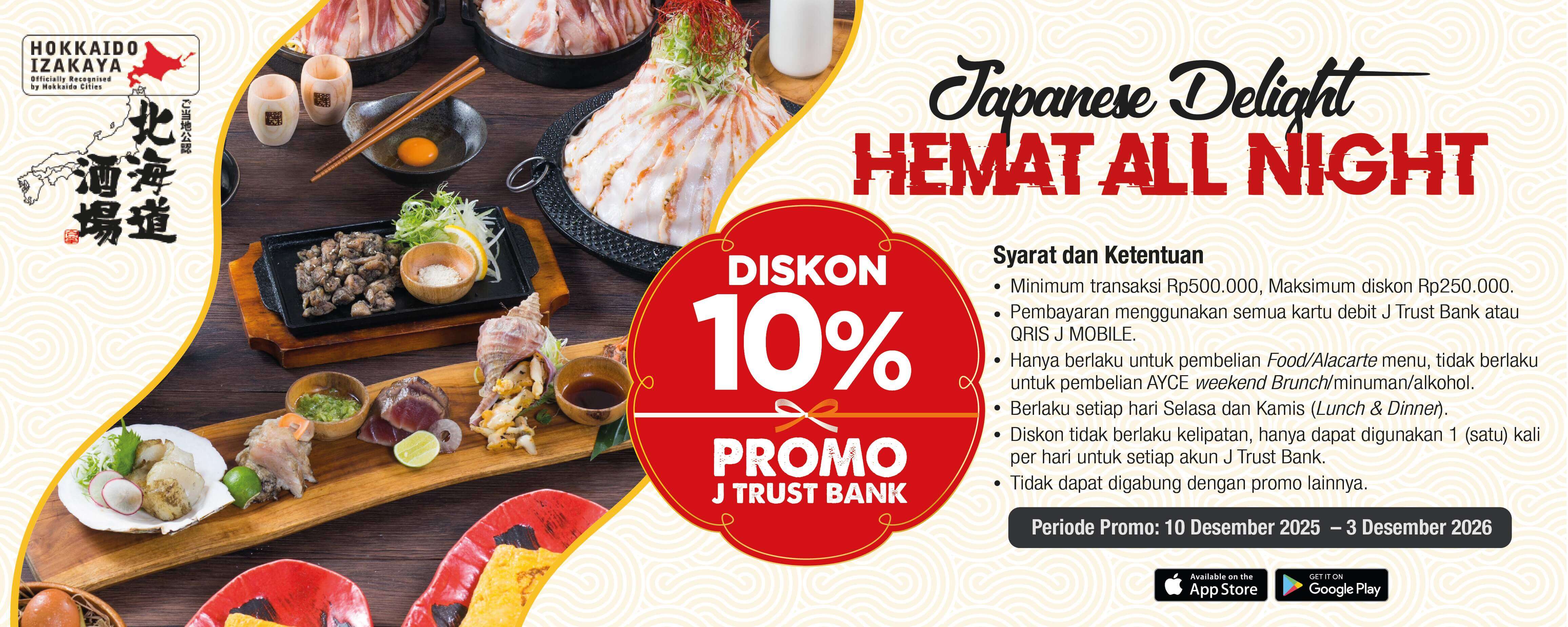 Promo Merchant Hokkaido Izakaya
