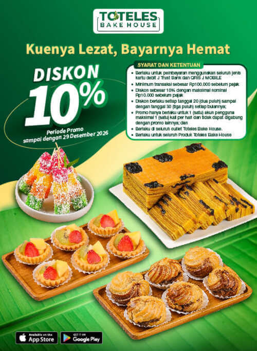 promo Toteles Bake House
